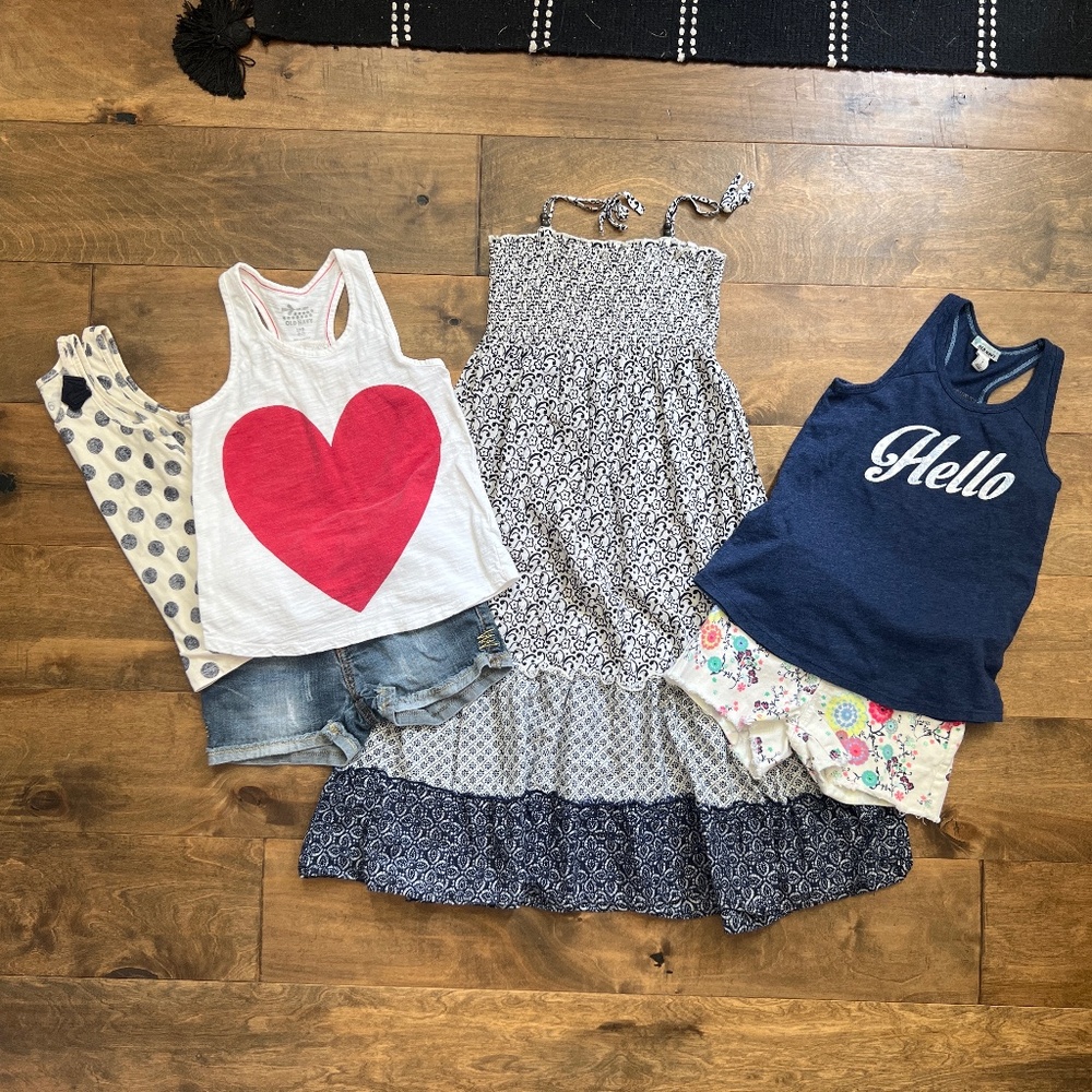 Set of 6 Girls Summer Pieces
